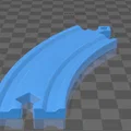 Đường ray xe lửa cong 3D cho bộ đồ chơi lắp ráp - Thumbnail 2