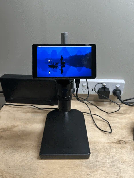 Vỏ Microscope cho Raspberry Pi & Waveshare AMOLED 5.5 inch - Image 1