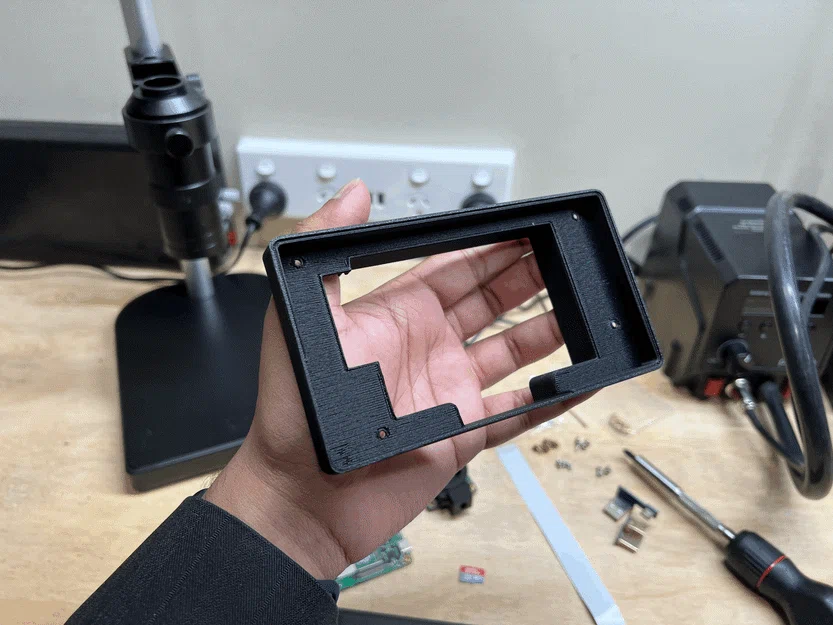Vỏ Microscope cho Raspberry Pi & Waveshare AMOLED 5.5 inch - Image 2