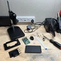 Vỏ Microscope cho Raspberry Pi & Waveshare AMOLED 5.5 inch - Thumbnail 3