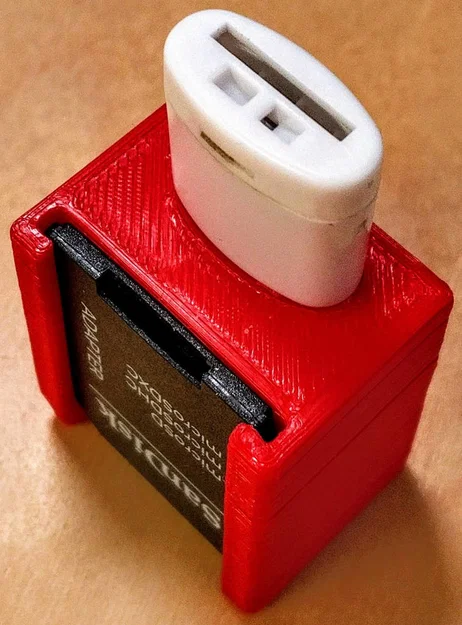 Hộp thẻ SD kèm nắp che USB (SD Card Box with USB cover) - Image 3