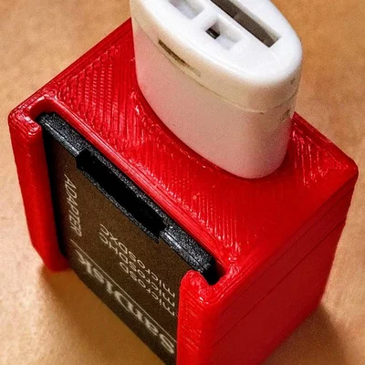 Hộp thẻ SD kèm nắp che USB (SD Card Box with USB cover)
