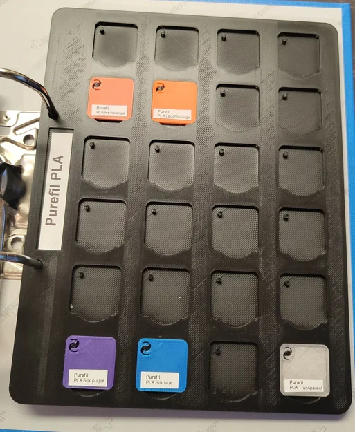 Bảng trưng Filament Swatch (folder A5) - Image 1