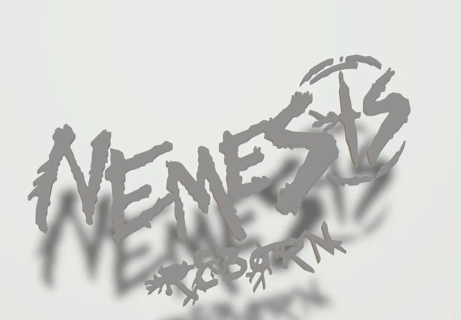 Mô hình trang trí Logo Nemesis Reborn 3D ấn tượng - Image 1