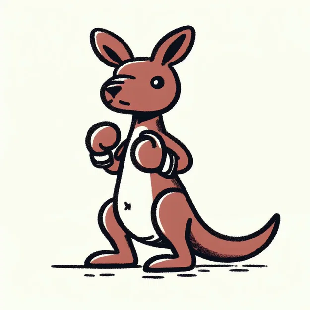 Mô hình lắp ghép Kangaroo Boxer - Trò chơi xếp hình 3D độc đáo - Image 1