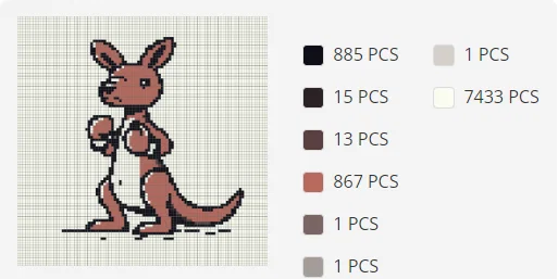 Mô hình lắp ghép Kangaroo Boxer - Trò chơi xếp hình 3D độc đáo - Image 3