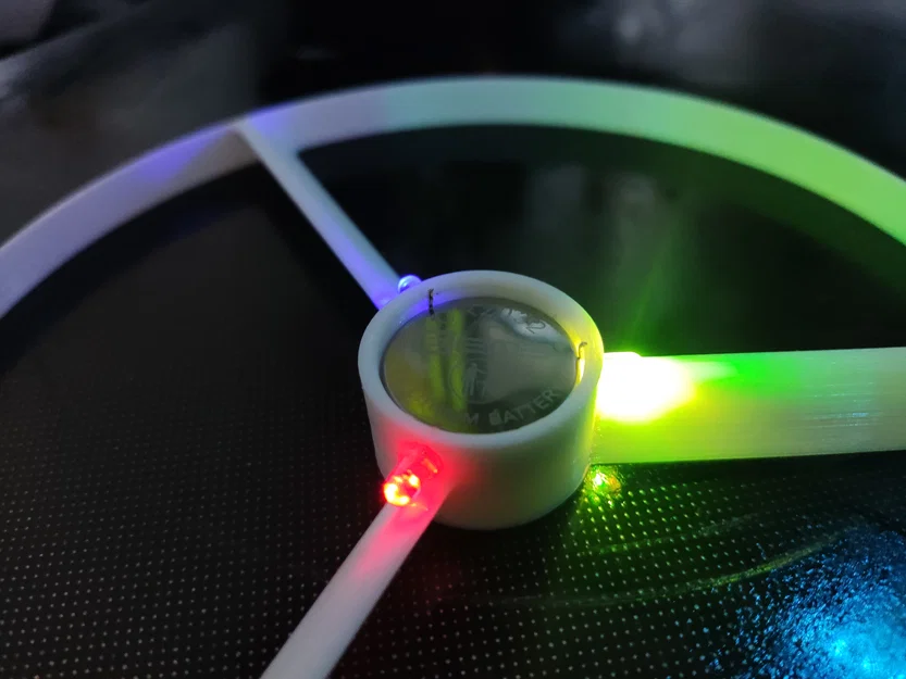 Cánh quạt gắn LED cho “Strong Flying Propeller / Pull Copter (No Supports)” - Image 4
