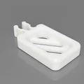Khay Xà Phòng (Soap Dish) Kẹp Thanh Vòi Sen 25 mm - Thumbnail 2
