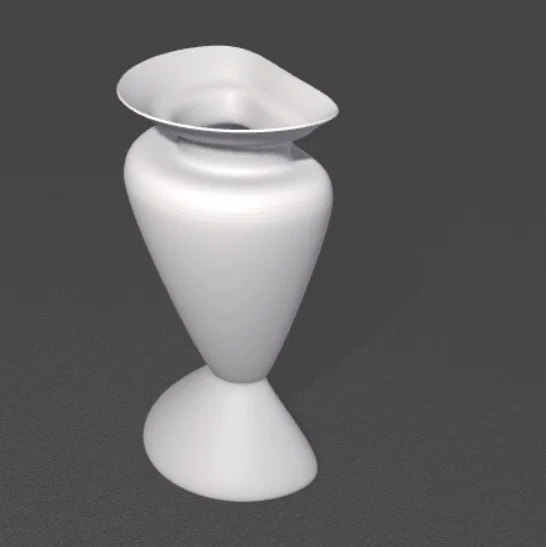 Bình hoa treo tường nghệ thuật - File in 3D trang trí hiện đại - Image 1