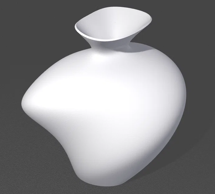 Bình hoa nghệ thuật Free Shape Vase - Mẫu in 3D decor độc đáo - Image 1