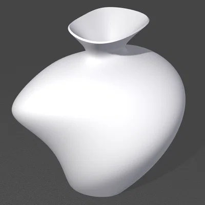 Bình hoa nghệ thuật Free Shape Vase - Mẫu in 3D decor độc đáo