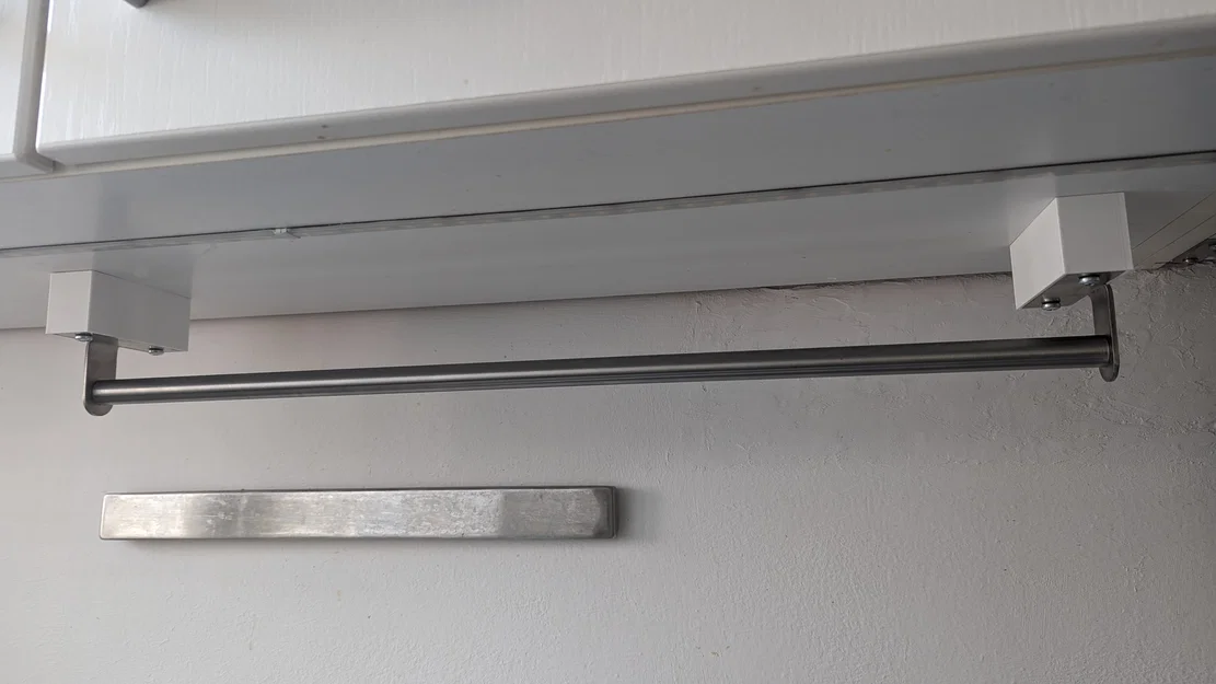 Miếng đệm 3D tăng khoảng cách cho thanh treo IKEA Grundtal - Image 2