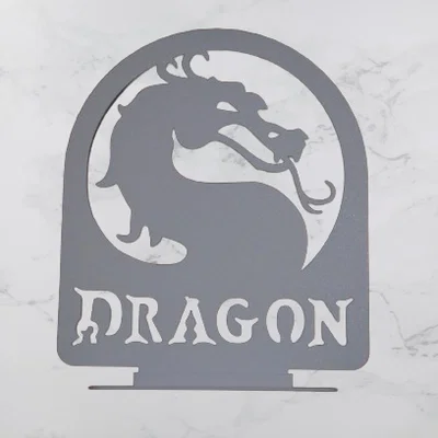 Mô hình trang trí bàn làm việc Dragon Art 3D độc đáo