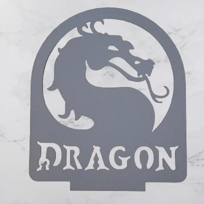 Mô hình trang trí bàn làm việc Dragon Art 3D độc đáo