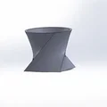 Mẫu chậu cây 3D Flower pot 01 xoắn ốc hiện đại - Thumbnail 1