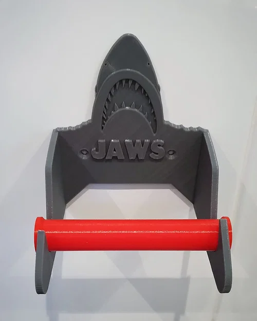 Giá Treo Cuộn Giấy Vệ Sinh Cá Mập (Shark Toilet Roll Holder) - Image 1