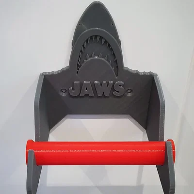 Giá Treo Cuộn Giấy Vệ Sinh Cá Mập (Shark Toilet Roll Holder)
