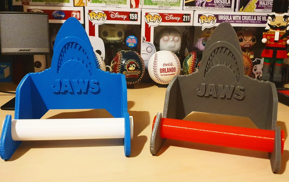 Giá Treo Cuộn Giấy Vệ Sinh Cá Mập (Shark Toilet Roll Holder) - Image 2