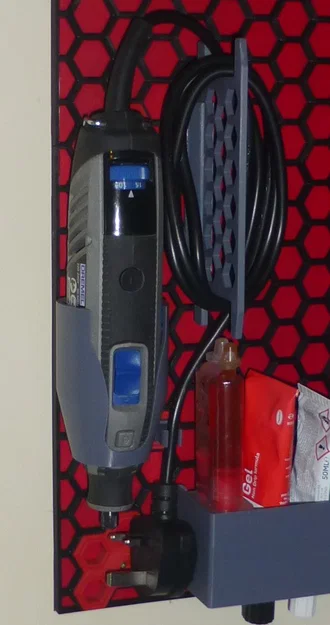 Giá treo Dremel 4250-4300 kèm kệ dây rời cho Honeycomb Wall - Image 1