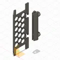 Giá treo Dremel 4250-4300 kèm kệ dây rời cho Honeycomb Wall - Thumbnail 3