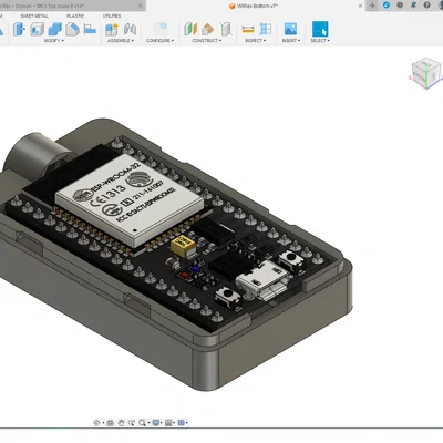 Vỏ bảo vệ 3D cho bo mạch ESP32-WROOM - Thiết kế gọn gàng