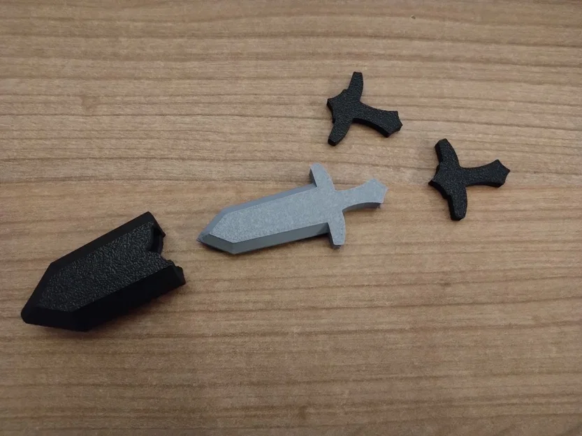 Mô hình kiếm đồ chơi nam châm mini giải tỏa căng thẳng (Fidget Sword) - Image 1
