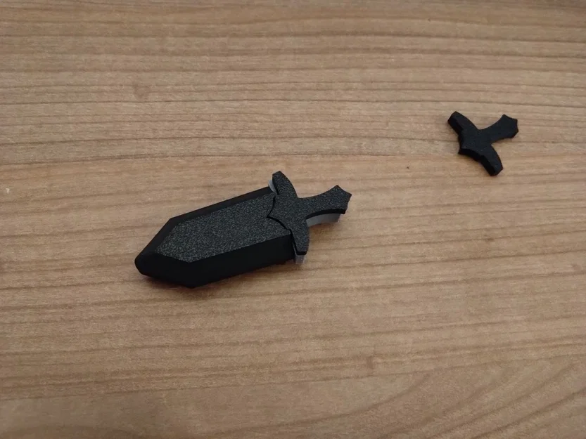 Mô hình kiếm đồ chơi nam châm mini giải tỏa căng thẳng (Fidget Sword) - Image 2