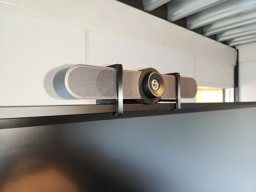 Giá đỡ Logitech Meetup gắn màn hình - In 3D đơn giản, chắc chắn - Image 1