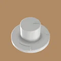 Nút vặn lò nướng 6.5mm có ký hiệu nhiệt độ - File in 3D STL - Thumbnail 2