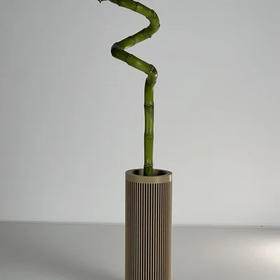Chậu Tre Tối Giản (Miễn Phí) - Free Minimalist Bambu Planter