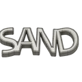 Khuôn tạo hình chữ SAND chơi cát cho bé in 3D - Thumbnail 2