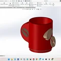 Tách cà phê trang trí (TASA DECORATIVA DE CAFE) - Thumbnail 2