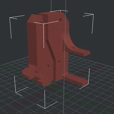 Ngàm X-Carriage Biqu H2 V2S cho Prusa MK3S+ kèm BL Touch