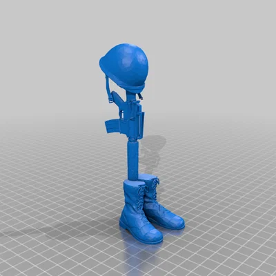 Remember The Fallen – Mẫu 3D tượng tưởng niệm