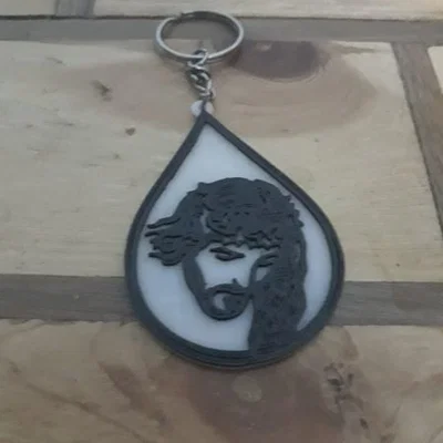 Mẫu mặt dây chuyền hình Chúa Jesus in 3D tinh xảo