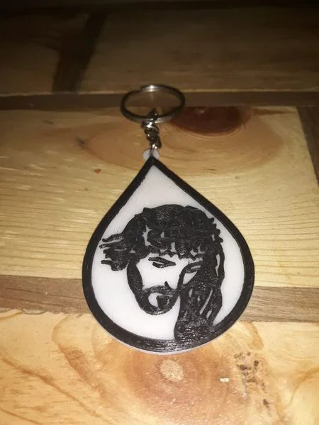 Mẫu mặt dây chuyền hình Chúa Jesus in 3D tinh xảo - Image 3
