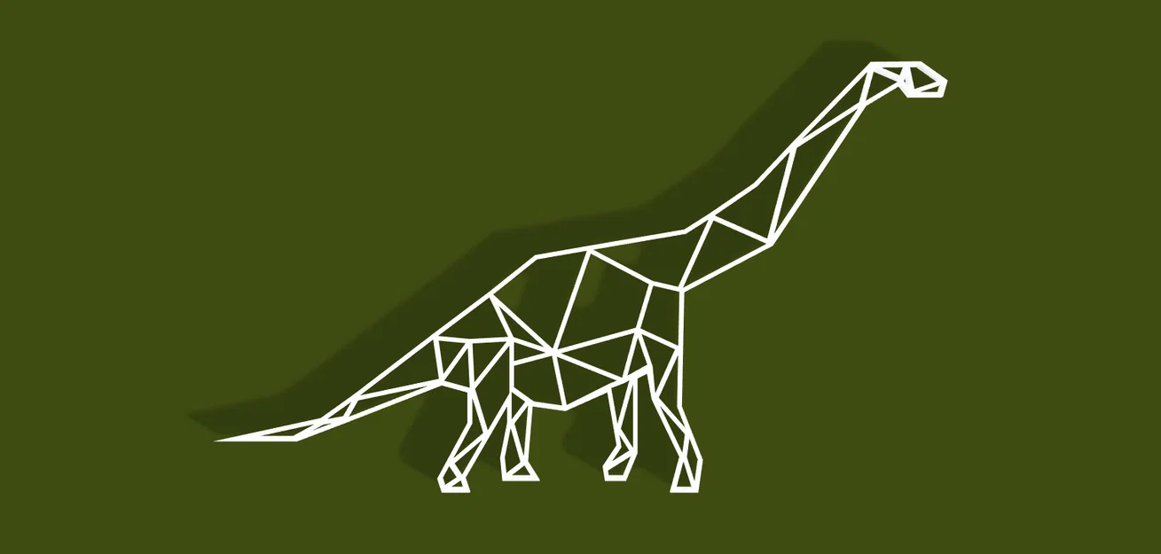 Brontosaurus Hình Học (Geometric Brontosaurus) - Image 1