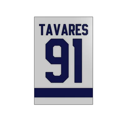 Mô hình banner áo đấu John Tavares 91 cho fan hockey