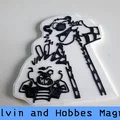 Nam châm Calvin and Hobbes trang trí 3D độc đáo - Thumbnail 1
