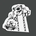Nam châm Calvin and Hobbes trang trí 3D độc đáo - Thumbnail 2