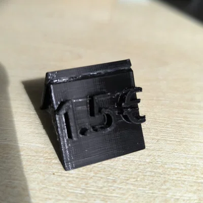 Bảng giá 1.5 Euro in 3D - Phụ kiện trưng bày nhỏ gọn, chuyên nghiệp