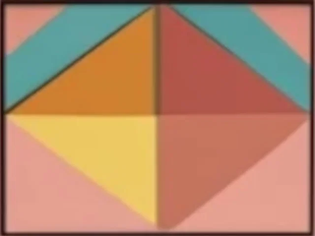 Mẫu in 3D Tranh treo tường hình học Pyramid Geometrical Wall Art - Image 2