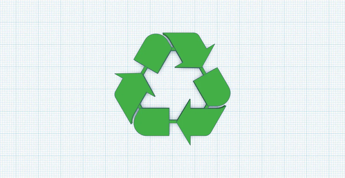 Biểu tượng phân loại rác in 3D (Recycling & Trash Symbols) - Image 2