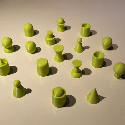 Mô hình quân cờ (Board game figure) 3D cho mọi trò chơi