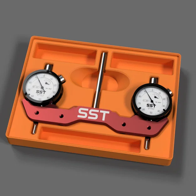 Khay lưu trữ Gridfinity 4x3 cho SST CNC Tramming Tool - Image 1