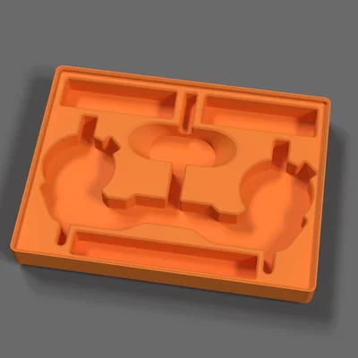 Khay lưu trữ Gridfinity 4x3 cho SST CNC Tramming Tool