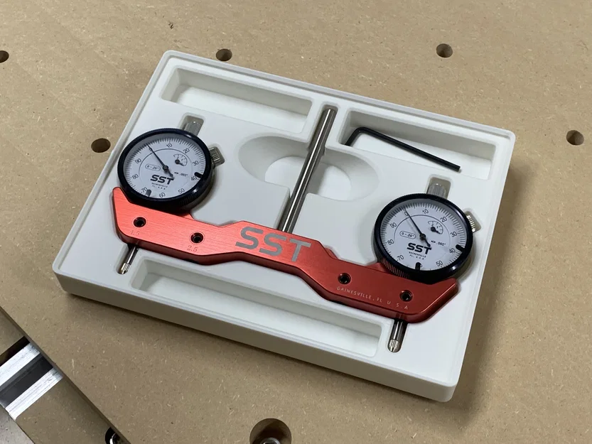 Khay lưu trữ Gridfinity 4x3 cho SST CNC Tramming Tool - Image 3