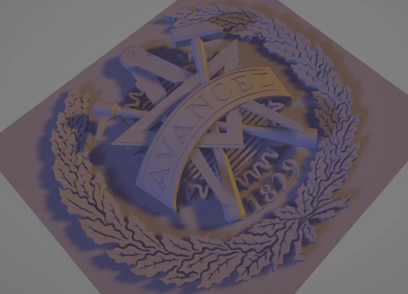 Mô hình 3D Logo Đại học Công nghệ Chalmers (1829) sắc nét - Image 1