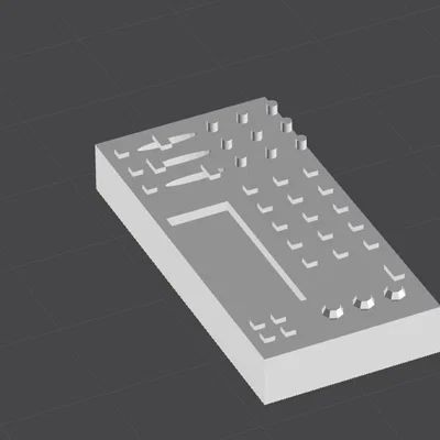 Mô hình bàn điều khiển âm thanh và ánh sáng 3D độc đáo