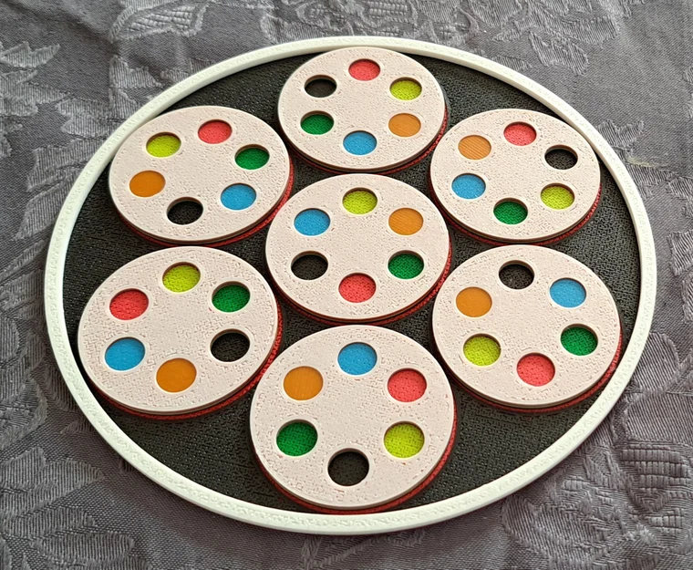Câu đố ghép màu vòng tròn (Circles Color Match Brain Teaser - No-MMU) - Image 1